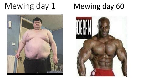 mewing meme